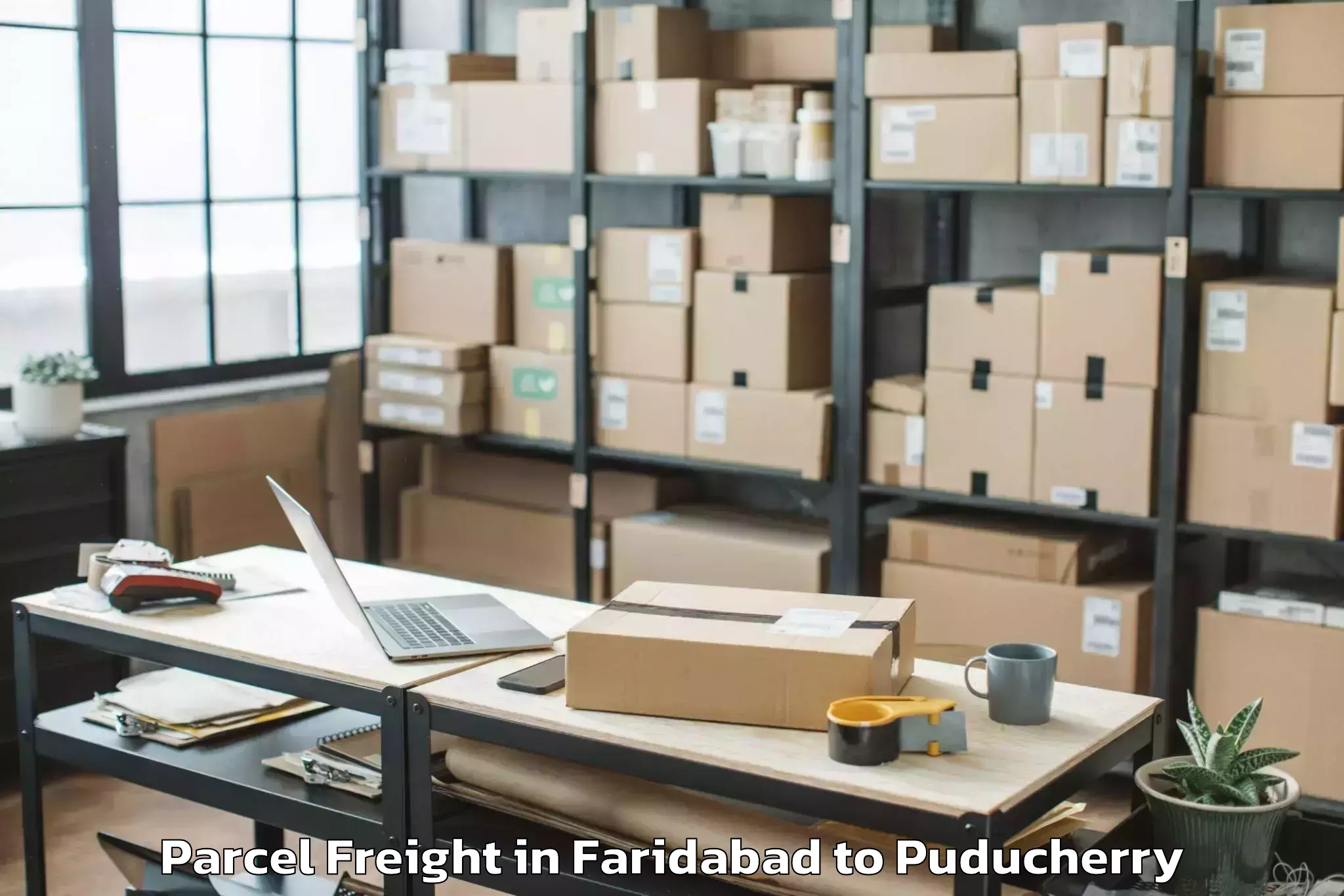 Easy Faridabad to Karaikal Port Parcel Freight Booking